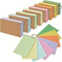 ราคา Feel 50Pages Loose Leaf แนวนอน Line Index Cards Binderpatible Flash Revision Cards Study Office Note Pads สําหรับโรงเรียนและทํางาน ใหม่ (56309699152)