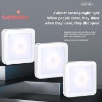 ราคา Feel Motion Control Human Body Sensor LED Night Light สมาร์ทแบตเตอรี่ดําเนินการสําหรับห้องเด็กห้องโถง Pathway Home Light ใหม่ (49807829606)
