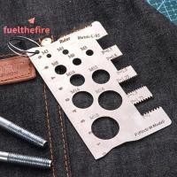 ราคา Feel สกรูเกลียว Pitch Gauge ไม้บรรทัดเครื่องมือวัด Bolt Nut เมตริกเครื่องจักรกลด้ายสกรูตัดเกจวัดมุมรุ่นวัด ใหม่ (48757812635)