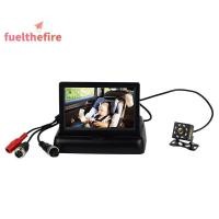 ราคา Feel รถดูด้านหลังกล้อง Monitor พับ 4 3 TFT LCD HD หน้าจอย้อนกลับ LED Baup กล้องถอยหลังสําหรับที่จอดรถ ใหม่ (47059485361)