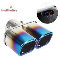 ราคา Feel ปลายท่อไอเสีย Dual Outlet Universal Square ท่อไอเสียท่อไอเสียท่อไอเสียสแตนเลสหัวฉีดหางรถคออุปกรณ์เสริม ใหม่ (46857840336)
