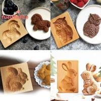 ราคา Feel แม่พิมพ์คุกกี้ไม้ 1 ชิ้น รูปแบบสัตว์ 3D แกะสลักนูนเครื่องตัดบิสกิต Moulds เม่นม้านกฮูกกระรอกกระต่าย ใหม่ (46757782168)