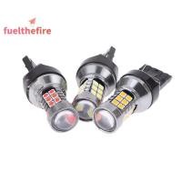 ราคา Feel 1 PC T20 LED 7440 7443 Led WY21W W21W หลอดไฟ LED รถหลอดไฟ LED สัญญาณโคมไฟ T20 27SMD 3030 Baup เบรคย้อนกลับที่จอดรถ ใหม่ (46709472383)