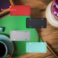 ราคา Feel ฝาครอบกรอบป้ายทะเบียนซิลิโคน 2 Pa ที่วาง Braet ป้ายทะเบียนรถยนต์ด้านหน้าหรือ Ba อุปกรณ์เสริมกันสนิม กันเสียง ใหม่ (50407865288)