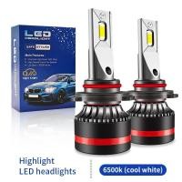 ราคา ไฟหน้ารถ LED หลอดไฟ Super Bright ไม่มีริบหรี่ไฟหน้าอัตโนมัติ 22000LM 6500K แสงสีขาวโคมไฟรถ H4 H7 H11 HB3 9005 HB4 906 H1 (24938399164)