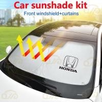 ราคา ม่านบังแดดหน้าต่างรถยนต์ อุปกรณ์เสริม สําหรับ Honda CITY JAZZ CIVIC HRV CRV BRV Accord Odyssey VEZEL (23489799457)