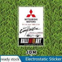ราคา สติกเกอร์ตกแต่งกระจกรถยนต์ไฟฟ้าสถิตย์ สําหรับ Mitsubishi Triton Lancer xpander ASX Mirage Attrage Outlander Pajero Grandis EVO L200 Airtrek Galant Lancer GT Canter Colt (21301215611)