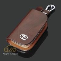 ราคา For Toyota Prius Camry Corolla C HR CHR RAV4 Prado Auris Avensis Land Cruiser 200 Prado Revo โลโก้รถหนังแท้แบบสบาย ๆ พวงกุญแจพวงกุญแจ Universal Key case (15102370253)