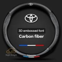 ราคา ปลอกหุ้มพวงมาลัยรถยนต์ คาร์บอนไฟเบอร์ สําหรับ Toyota Camry Altis Vigo Fortuner CHR Vios Yaris Ativ Hilux REVO Avanza sienta hiace innova Fortuner (15066595508)