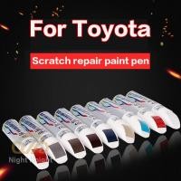 ราคา FOR Toyota ซ่อมรถ Scratch ตัวแทนสัมผัสปากกา Car Care Scratch Remover ล้างสีกันน้ำการดูแลรถยนต์ซ่อมเติมสีเครื่องมือปากกา For Toyota Camry Altis Vigo Fortuner CHR Vios Yaris Ativ Hilux REVO Avanza sient
