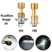 ราคา หลอดไฟ LED ไฟหน้ารถจักรยานยนต์ 3 6000K ไฟสูง ไฟต่ำ H4 H6 DC AC COB (7700766270)