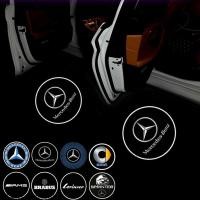 ราคา โคมไฟโปรเจคเตอร์ติดประตูรถยนต์ 2 ชิ้นสําหรับ Mercedes Benz W203 W210 W211 W124 W202 W204 E300L E300L E300L (4159479022)