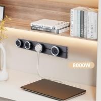 ราคา supergoodsales FTVOGUE Track Adapter Socket 3250W รางไฟฟ้าพร้อมไฟ LED สีฟ้า การออกแบบโลหะผสมอลูมิเนียมขนาดกะทัดรัดสำหรับระบบไฟฟ้าแบบโมดูลาร์ ใส่และถอดแยกชิ้นส่วนได้ง่าย ปลั๊ก US (57256367178)