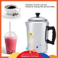 ราคา Supergoodsales อลูมิเนียมอัลลอยด์กาน้ำชาอลูมิเนียมเครื่องชงกาแฟหม้อต้มชากาต้มน้ำเตาด้านบนพร้อมฝาปิด (56459699692)