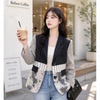 ราคา A60 เสื้อสูทเบเซองานตัดต่อลายผ้าสุดเก๋ที่ไม่ซ้ำใคร ผ้าเกรดพรีเมี่ยม พร้อมส่ง (49459129678)