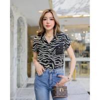 ราคา F15 เสื้อแขนสั้นลายเสือปกแก้ว (29052936078)