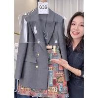ราคา A42 เสื้อสูทเบเซอร์สีเทา เฉพาะเสื้อ งานสั่งตัด แพทเทิร์นเป๊ะ (24830959642)