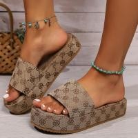 ราคา รองเท้าแตะ การค้าต่างประเทศรองเท้าแตะหนา Soled ผู้หญิงสวมใส่ด้านนอกสไตล์ใหม่ Plum Blossom เย็บปักถักร้อยรองเท้าแตะเค้กแบน Slipp (26782912477)