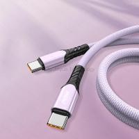 ราคา PD 240W USB C To C Fast Charge ประเภท C Quick Charge สําหรับ Fast Charger CABLE สําหรับ Samsung A57 5G A37 5G Z Flip7 Z Flod6 POCO X8Pro Max M8 M8Pro 5G USB ประเภท C (57009446112)