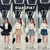 ราคา กระโปรงยีนส์สั้นทรงพลีส เอวสูง มีซับใน No 1001 (44103352274)