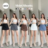 ราคา กระโปรงกางเกง เอวสูง สีพื้น No BL 22 (23372539058)