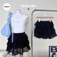 ราคา Beberlin กระโปรงเลเยอร์ ระบาย3ชั้น ลายจุด No BL45 (29363333250)