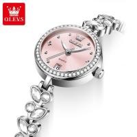ราคา OLEVS 5679 แฟชั่น Casual Mermaid Full Diamond สร้อยข้อมือนาฬิกานาฬิกาควอตซ์ Classy All Match นาฬิกาสุภาพสตรี ฟรีกล่องนาฬิกาประณีต (47358474124)