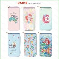 ราคา กระเป๋าสตางค์ซิปล็อกแบบน่ารัก ดีไซน์นางเงือก การ์ตูน พิมพ์ลายอเนกประสงค์ ใส่มือถือและบัตรได้เยอะ SY5 (49556583503)