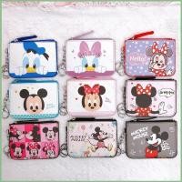 ราคา กระเป๋าสตางค์การ์ตูน Disney Mickey Minnie Donald Duck พร้อมพวงกุญแจ สำหรับบัตรและของเล็กๆ (54559614284)
