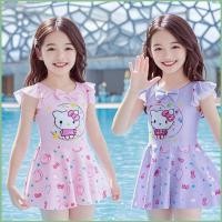 ราคา ชุดว่ายน้ำเด็กHello Kitty สีชมพู สำหรับสระและฤดูร้อน SY5 (55158535159)