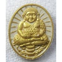 ราคา พระสังกัจจายน์มหาลาภ หลวงพี่น้ำฝน วัดไผ่ล้อม นครปฐม ปี2554 เนื้อผงปัดทอง (28426115720)