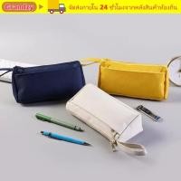 ราคา ปากกาพกพา GRANDZY ช่องใส่หลายช่อง หลายจุ ที่จัดระเบียบดินสอ ปิดซิป สีพื้น วัสดุทนทาน เครื่องสําอางสําหรับเดินทาง (48110175847)