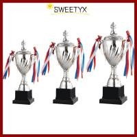 ราคา SWEETYX ถ้วยรางวัล 35 32 29 40 45 52CM Gold Silver Bronze ถ้วยรางวัล รางวัลตกแต่งถ้วยโลหะประติมากรรมพลาสติกปรับแต่ง Victory Cup Party Soccer (44426416149)