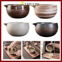 ราคา TABLEZO ชามมัทฉะเซรามิก เครื่องมือพิธีชงชา ถ้วยชงมัทฉะความจุขนาดใหญ่ ที่วางแปรงชา ชา ศิลปะ อุปกรณ์ชงชามือ (24246050257)