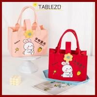 ราคา กระเป๋าถือ TABLEZO มือสอง พับได้ ลายกระต่ายน่ารักสำหรับเด็ก ผลิตจากวัสดุไม่ทอ (49806865991)