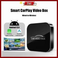 ราคา อะแดปเตอร์ CarPlay ไร้สาย TABLEZO อะแดปเตอร์อัตโนมัติ HDMI Android 4in1 WiFi แบบพกพา 5G พร้อม อะแดปเตอร์มัลติมีเดีย Plug Play รถ (48403512807)