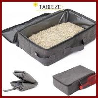 ราคา TABLEZO กล่องครอกแมวแบบพับได้ กล่องครอกสําหรับเดินทางกันน้ําแบบผ้า ทําความสะอาดง่ายน้ําหนักเบาซิปฝากล่องทรายแมวใช้กลางแจ้ง (48304781920)