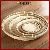 ราคา จัดส่งจากประเทศไทยTABLEZO ตะกร้าหวาย ถาดไม้ไผ่สานไม้ไผ่สาน ตะกร้าสานไม้ไผ่ทรงกลมแฮนด์เมด ห้องครัว (49659004041)