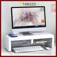 ราคา จัดส่งจากประเทศไทยTABLEZO ชั้นวางเพิ่มความสูงคอมพิวเตอร์ พร้อมขาตั้งจอคอมพิวเตอร์ตั้งโต๊ะแบบลิ้นชัก กล่องเก็บของตั้งโต๊ะพลาสติก (45205823205)