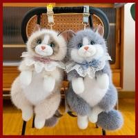 ราคา TABLEZO Plush Cat Backpack กระเป๋าสะพายอ่อนโยนเหมือนแมวจริง เหมาะสำหรับการเดินทางและเก็บของ (45159373898)