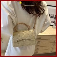 ราคา กระเป๋าแฮนด์เมดถักจากฟางหวาย Bohemian สำหรับวันหยุด พกพาสะดวก มีความจุมาก (57908983876)