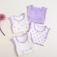 ราคา เสื้อกล้ามแขนกุด ผ้าฝ้าย สีม่วง สําหรับเด็กผู้หญิง (23924963530)