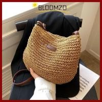 ราคา in stockBLOOMZO กระเป๋าสานฟาง Travel Women Ladies Straw กระเป๋าถัก (55306839409)