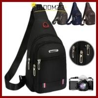 ราคา จัดส่งจากประเทศไทยBLOOMZO Men Messenger กระเป๋า ผ้าสี่เหลี่ยมผืนผ้าผู้ชายกระเป๋าสะพายข้าง ลําลองสีดําสีฟ้าสีเทาสีน้ําตาลพอร์ตชาร์จ USB กระเป๋าสะพายชาย (44180469054)