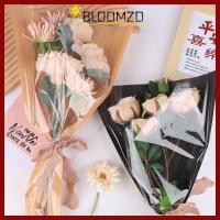 ราคา CODBLOOMZO 20 30PCS Rose Packing Sleeve Bag Single Rose Wrapping Sleeve Bouquet Packing Bag Big Capacity Plastic Transparent Flower Packaging Bag วันวาเลนไทน์ (43080320320)