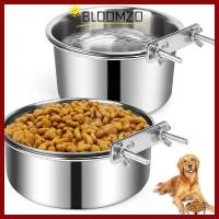 ราคา in stockBLOOMZO ชามกรงสุนัข ชามสัตว์เลี้ยงสแตนเลสป้องกันการโก่ง กรงแขวนเครื่องจ่ายอาหารนกแก้วนก (25898001970)