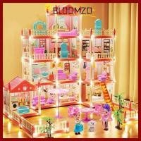 ราคา BLOOMZO Villa Princess Castle Assembly with LED Light Dream DollHouse Castle ของขวัญวันเกิดอาคารวิลล่าใหญ่ประกอบของเล่นบ้านปราสาทของเล่นเจ้าหญิง (44709710751)