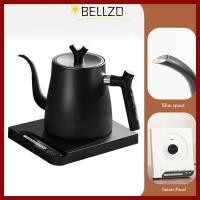 ราคา จัดส่งจากประเทศไทยBELLZO กาต้มน้ําไฟฟ้าอัจฉริยะ ฐานความร้อนปรับอุณหภูมิได้ Pour Over Coffee Kettle 1000ML Stainless Steel Electric Water Pot Brew Tea (52802493022)