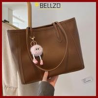 ราคา ในสต็อก BELLZO กระเป๋าสะพายข้าง หนัง PU วินเทจ สไตล์คลาสสิกสำหรับผู้หญิงและเด็กสาว (47709010419)