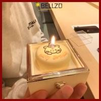 ราคา เบลโซ กล่องแหวนเค้กหมีน้อย การออกแบบปั่นเทียนแสงหมีพลิกกล่องแหวน กลไกสร้างสรรค์อัตโนมัติพลิกมินิเค้กหมุนกล่องครบรอบ (28344612960)